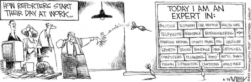 Reporter cartoon