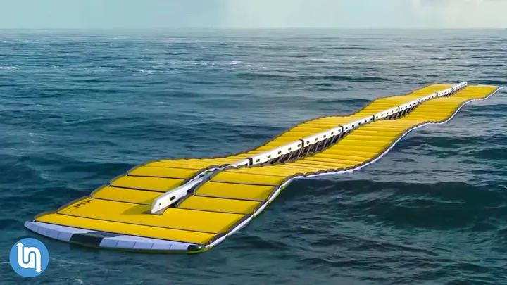 A Wave Energy Converter at sea