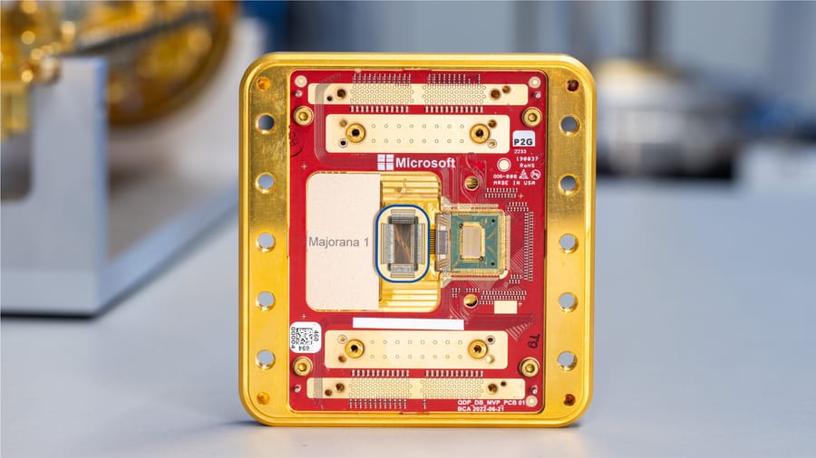 A Quantum Computer chip