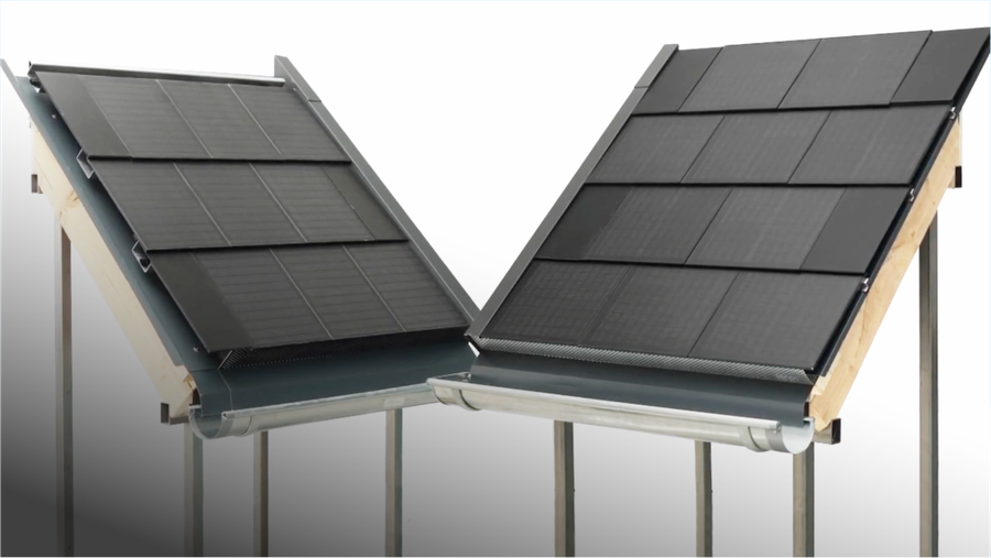 2 Hybrid Solar Roof tile and heat pump
